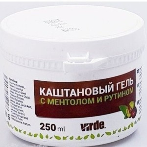 Kaštonų gelis su mentoliu ir rutinu  250ml